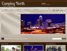 Tablet Screenshot of campingnc.com